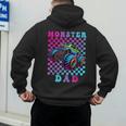 Monster Truck Dad Family Matching Shirt Truck Lovers Men's Hoodie Back Print
