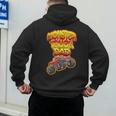 Monster Truck Dad Hot Red Graffiti Style Men's Hoodie Back Print Monster Truck Dad Hot Red Graffiti Style Men's Hoodie Back Print