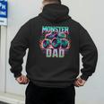 Monster Truck Dad Monster Truck Are My Jam Truck Lovers Men's Hoodie Back Print