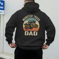 Monster Truck Dad Shirt Retro Vintage Monster Truck Shirt Men's Hoodie Back Print
