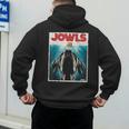 MonsterMuttz Great Dane Jowls Paws Top Drooling Dog Mom Dog Dad Men's Hoodie Back Print