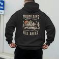 Mountains Aren't They'Re Hill Areas Dad Joke Word Pun Men's Hoodie Back Print Mountains Aren't They'Re Hill Areas Dad Joke Word Pun Men's Hoodie Back Print