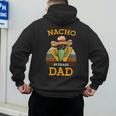 Nacho Average Dad Father Joke Vintage Cinco De Mayo Men's Hoodie Back Print