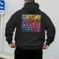 Nephew Niece My Aunt Is Cooler Than My Dad Men's Hoodie Back Print Nephew Niece My Aunt Is Cooler Than My Dad Men's Hoodie Back Print