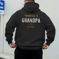 New For Dad Promoted To Grandpa Est 2020 Men's Hoodie Back Print