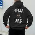 Ninja Dad Tshirt Ninja Shirt Ninja Tshirts Father Men's Hoodie Back Print