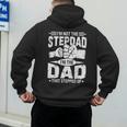 Not The Stepdad Dad That Stepped Up Fathers Day 2025 Men's Hoodie Back Print