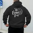 Number 11's Biggest Fan Shirt Basketball Player Mom Dad Men's Hoodie Back Print