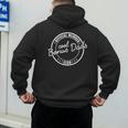 Official Member Cool Bonus Dads Club Dad Father's Day Men's Hoodie Back Print