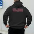 Oklahoma Dad University Sports Men's Hoodie Back Print