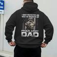 I Once Protected Him Now He Protects Me Proud Army Dad Men's Hoodie Back Print