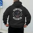 One Badass Bonus Stepdad Birthday Step Dad Men's Hoodie Back Print