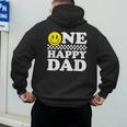 One Happy Dude Dad 1st Birthday Family Matching Men's Hoodie Back Print