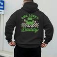 One Lucky Daddy St Patricks Day Dad Father Men's Hoodie Back Print