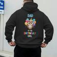 Owl Dad Birthday Party Dad Of The Birthday Girl Owl Men's Hoodie Back Print Owl Dad Birthday Party Dad Of The Birthday Girl Owl Men's Hoodie Back Print