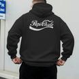 Papi Chulo Mexican Dad Father's Dad Chingon Fathers Day Men's Hoodie Back Print