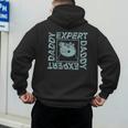 Peppa Pig Father's Day Expert Daddy Vintage Faded Box Logo Men's Hoodie Back Print