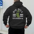 Pickle Pun Big Dill Grandpa Dad Joke Grandfather Humor Men's Hoodie Back Print Pickle Pun Big Dill Grandpa Dad Joke Grandfather Humor Men's Hoodie Back Print