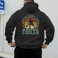 Pickleball Dad Pickleball Player Men's Hoodie Back Print