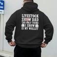 Pig Show Dad Pig Show Father Men's Hoodie Back Print Pig Show Dad Pig Show Father Men's Hoodie Back Print
