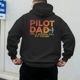 Pilot Dad Art For Men Father Aviation Airplane Pilot Men's Hoodie Back Print Pilot Dad Art For Men Father Aviation Airplane Pilot Men's Hoodie Back Print