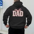 Pink Bow Dad Dad Life Best Dad Ever Father's Day Tees Men's Hoodie Back Print