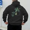 Plant Dad Plant Mom Grow Monstera Adansonii Urban Gardener Men's Hoodie Back Print Plant Dad Plant Mom Grow Monstera Adansonii Urban Gardener Men's Hoodie Back Print