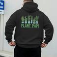 Plant Papi Daddy Father Gardener Gardening Father’s Day Men's Hoodie Back Print