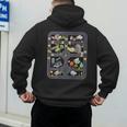 Play Cars On Dad's Back Mom's Back City Map BACK PRINT ONLY Men's Hoodie Back Print