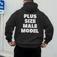 Plus Size Male Model Fat Guy Or Dad BOD Men's Hoodie Back Print