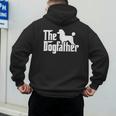 Poodle The Dogfather Cool Dog Daddy Dad Papa Father Men Kids Men's Hoodie Back Print