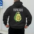 Pregnancy Announcement Shirts Men Dad Papacado Men's Hoodie Back Print