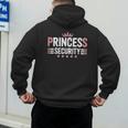 Princess Security Boys Big Brother Vintage Birthday Dad Mom Men's Hoodie Back Print