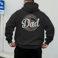 Promoted To Dad Est 2026 Stamp First Time Daddy To Be Men's Hoodie Back Print