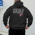 Promoted To Daddy Est 2026 Shirt New Daddy New Dad Men's Hoodie Back Print