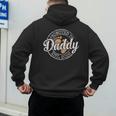 Promoted To Daddy Est 2026 Stamp First Time Dad To Be Men's Hoodie Back Print