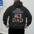 Proud Army Dad-Army Infantry Dad Camouflage Graphics Army Men's Hoodie Back Print