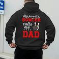 Proud Bowling Dad Of A Bowler Dad Bowling Father Men's Hoodie Back Print