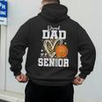 Proud Dad Of A 2026 Senior Basketball Graduation Leopard Men's Hoodie Back Print
