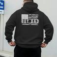 Proud Dad Of Boy Father Of Boys For Dad Xmas Fathers Day Men's Hoodie Back Print