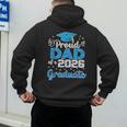 Proud Dad Of a Class Of 2026 Graduate Senior 2026 Men's Hoodie Back Print Proud Dad Of a Class Of 2026 Graduate Senior 2026 Men's Hoodie Back Print