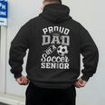 Proud Dad Of a Soccer Senior Class Of 2026 Graduation Men's Hoodie Back Print