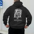 Proud Irish Wolfhound Dad Dog Dad Irish Wolfhound Dog Men's Hoodie Back Print