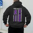 Proud NICU Dad Of NICU Warrior Micro Preemie Baby Father Men's Hoodie Back Print Proud NICU Dad Of NICU Warrior Micro Preemie Baby Father Men's Hoodie Back Print