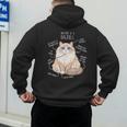 Ragdoll Cat Anatomy Cute Pet Mom Dad Cream Bicolor Men's Hoodie Back Print