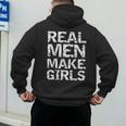 Real Men Make Girls Shirt From Daughter Dad Of Girls Men's Hoodie Back Print Real Men Make Girls Shirt From Daughter Dad Of Girls Men's Hoodie Back Print