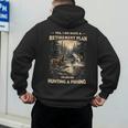 Retirement Plan On Hunting & Fishing Fisherman Hunter Dad Men's Hoodie Back Print