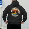 Retro Cat Dad Ever Cats Lovers For Men Women And Kids Men's Hoodie Back Print