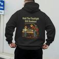 Retro Hold The Flashlight Still Dumbass Car Fixing Dad Son Men's Hoodie Back Print
