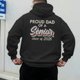 Retro Proud Dad Of a Senior Class Of 2026 Senior Dad 2026 Men's Hoodie Back Print Retro Proud Dad Of a Senior Class Of 2026 Senior Dad 2026 Men's Hoodie Back Print